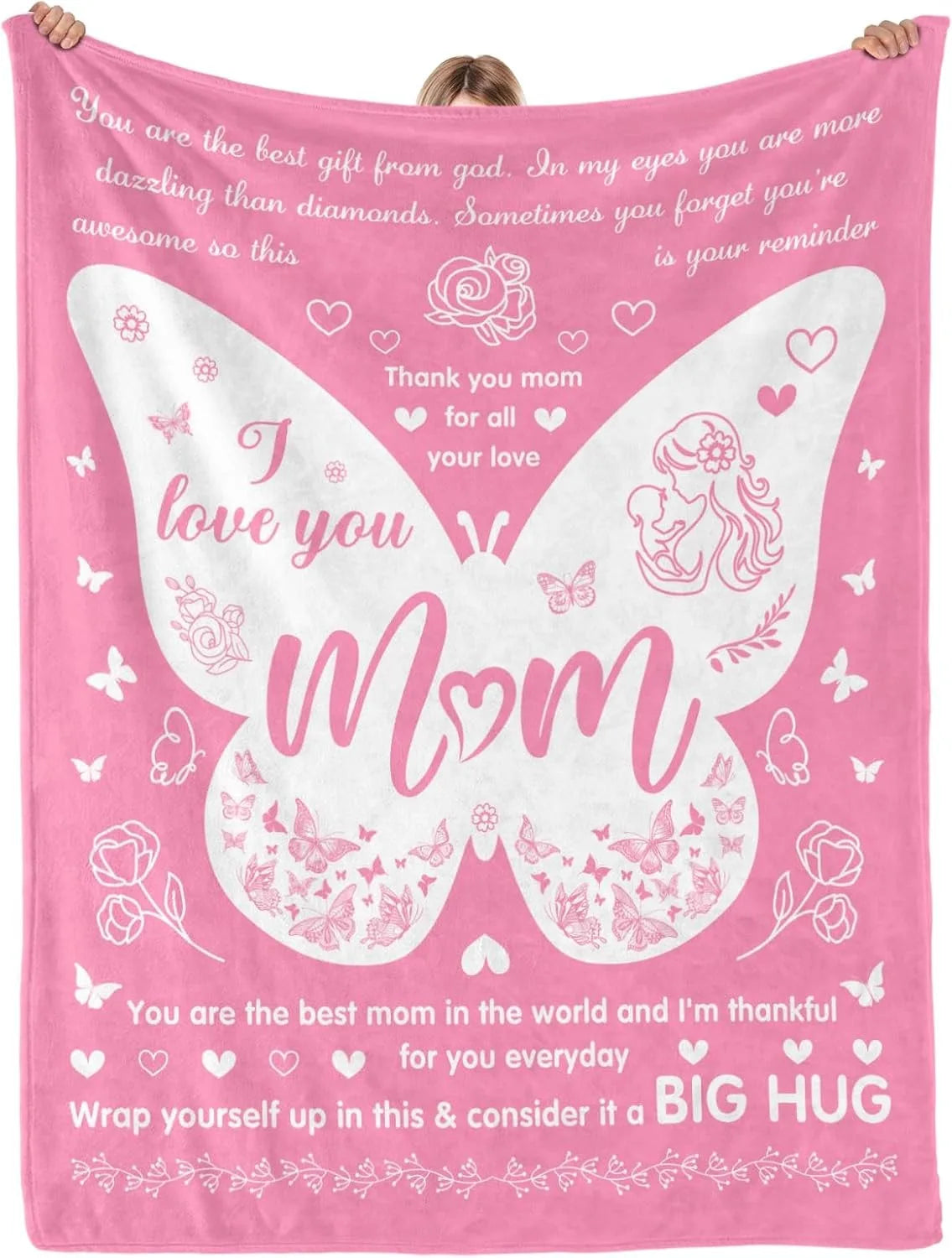 Soft Coral Fleece Throw Blanket – Lightweight & Cozy for All Seasons