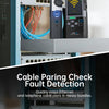 Multifunctional Network Cable Tester with Line Finder, PoE Detection & Port Flashing