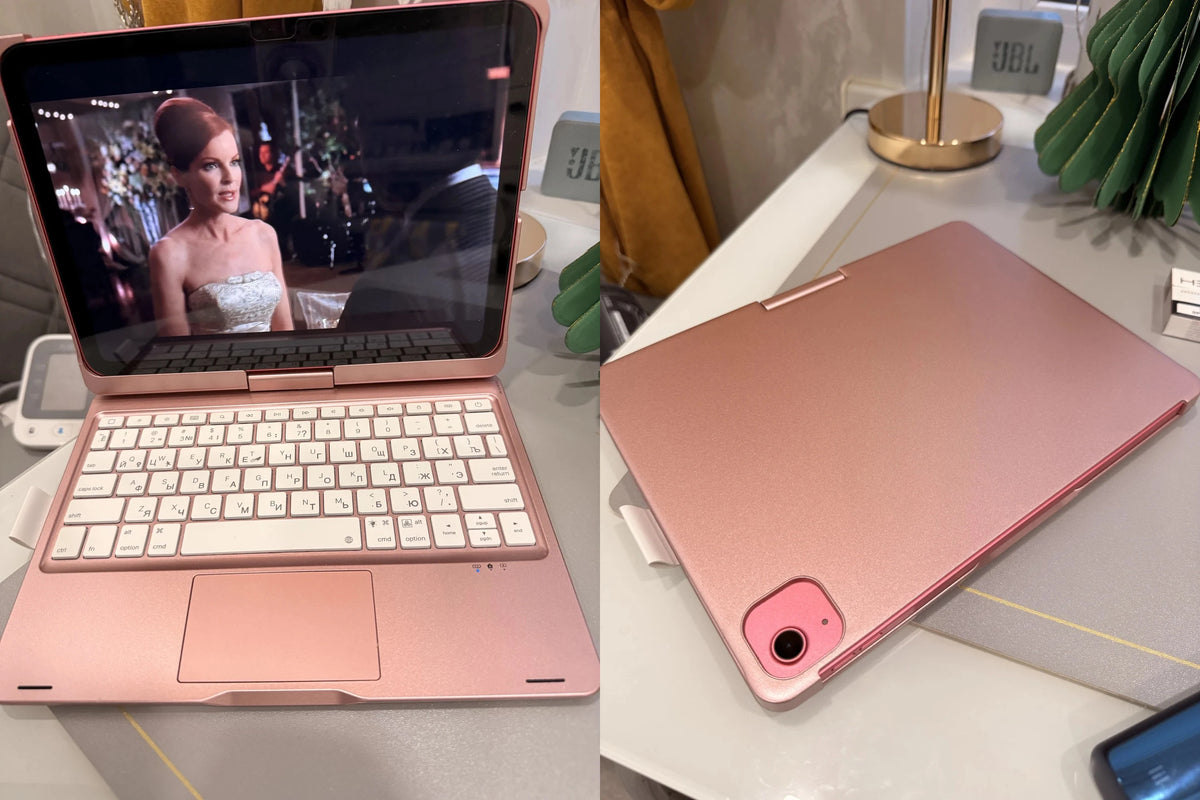 360° Rotating iPad Keyboard Case with Touchpad