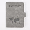 PU Leather Passport Holder with Credit Card Slots
