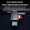 6-in-1 USB 3.0 Card Reader with Type-C & Micro USB