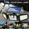 3-Head Adjustable Solar Security Light with 270° Motion Sensor