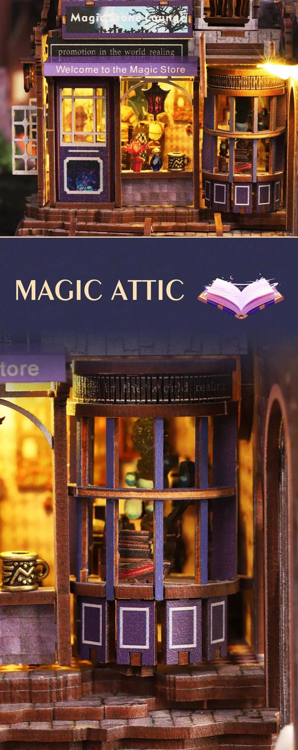 Wooden Miniature House Kit – The Gate of Secret Realm