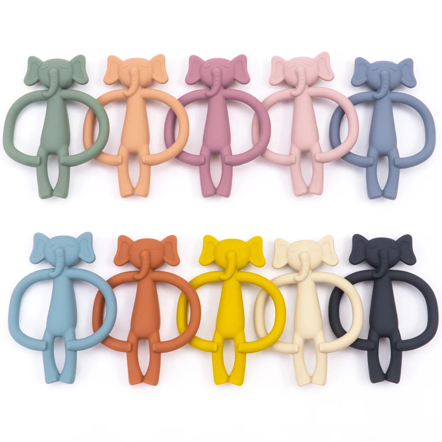BPA-Free Silicone Baby Teether – Soothing Teething Relief for Infants