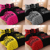 King & Queen Crown Print Duvet Cover Set