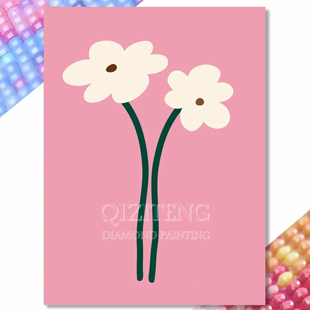 Modern Diamond Painting Kits - Fruit, Floral, and Abstract Designs