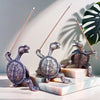 Antique Metal Turtle Incense Holder – Decorative Candle & Stick Holder