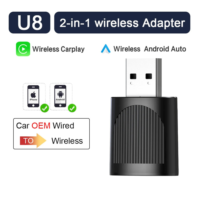 Wireless CarPlay & Android Auto Adapter