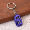 Gearbox Keychain with Turbo Hub and Brake Disc Pendant