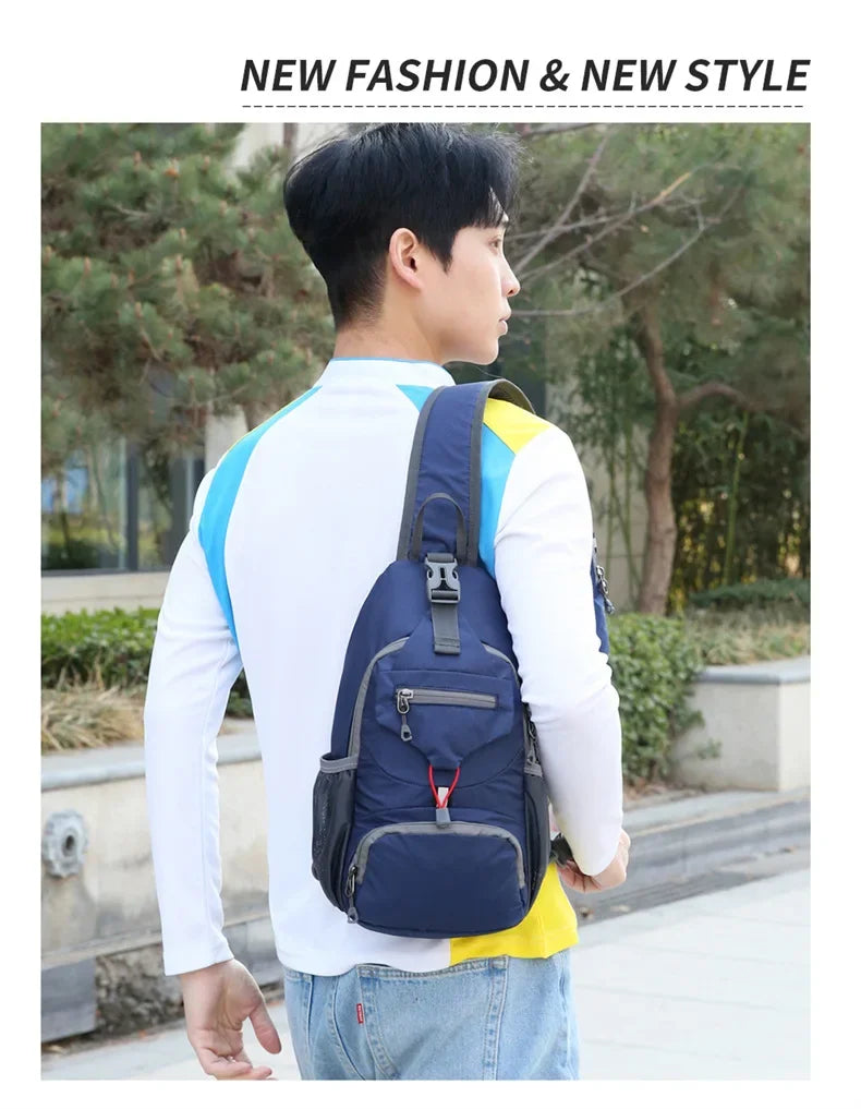 Waterproof Nylon Sling Chest Bag