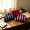 Striped Knit Tote Bag - Casual & Spacious Handbag