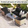 Elastic Sofa Seat Cushion Cover – Stretchable Slipcover Protector