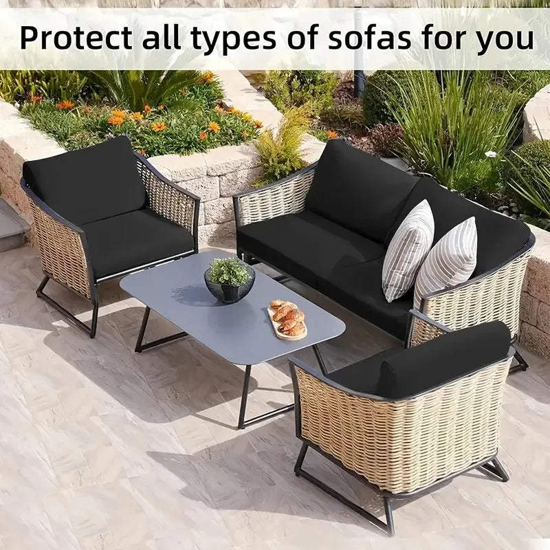 Elastic Sofa Seat Cushion Cover – Stretchable Slipcover Protector