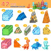 Magnetic Dinosaur Volcano Building Blocks Set