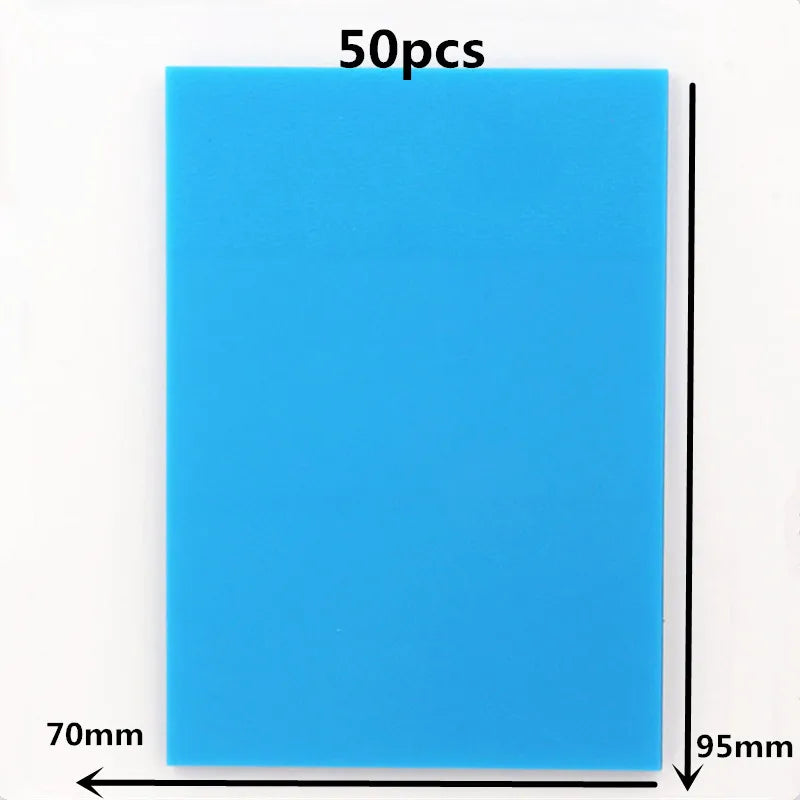 Clear Self-Adhesive Sticky Notes Pack of 50