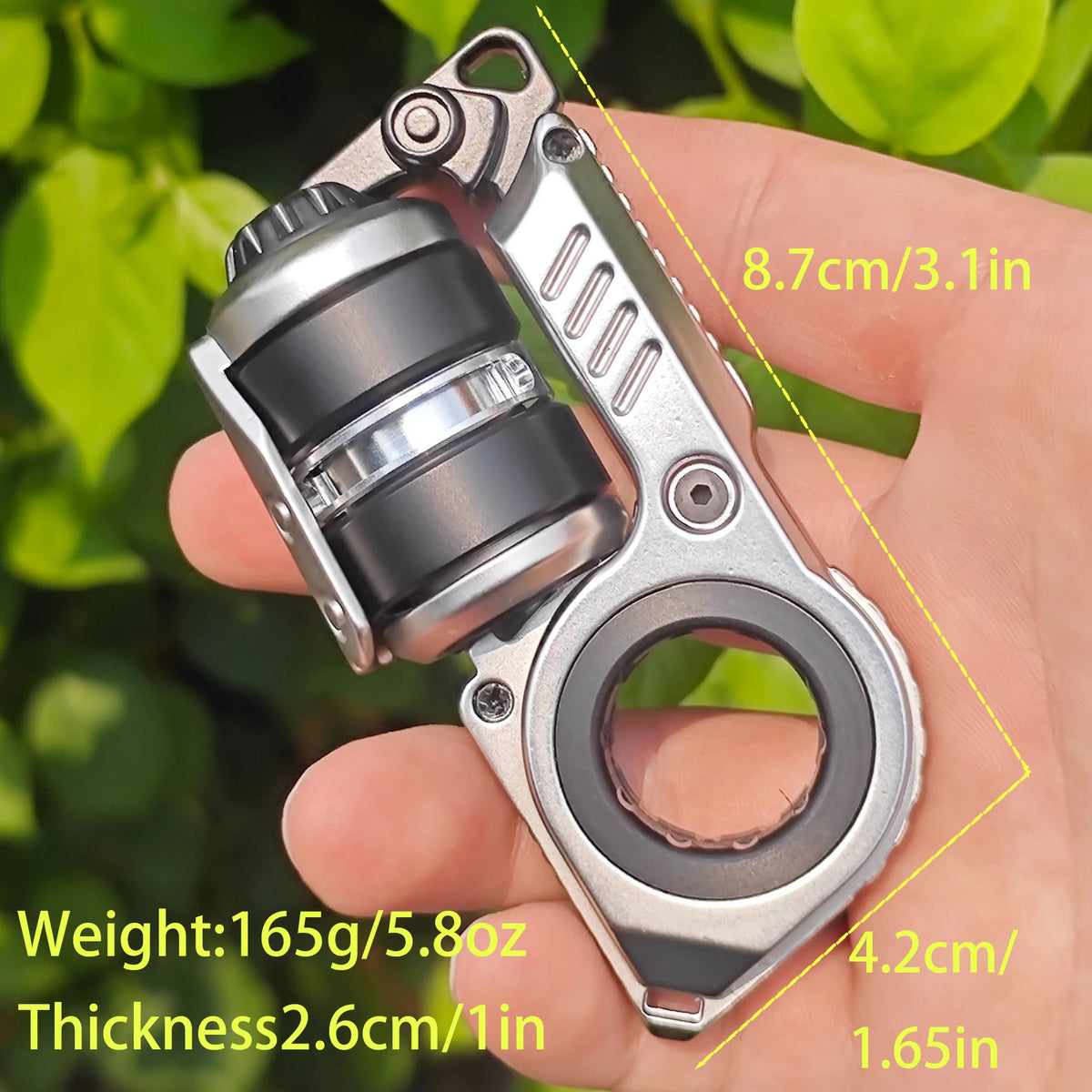 Precision Metal Fidget Slider with Ratchet Mechanism