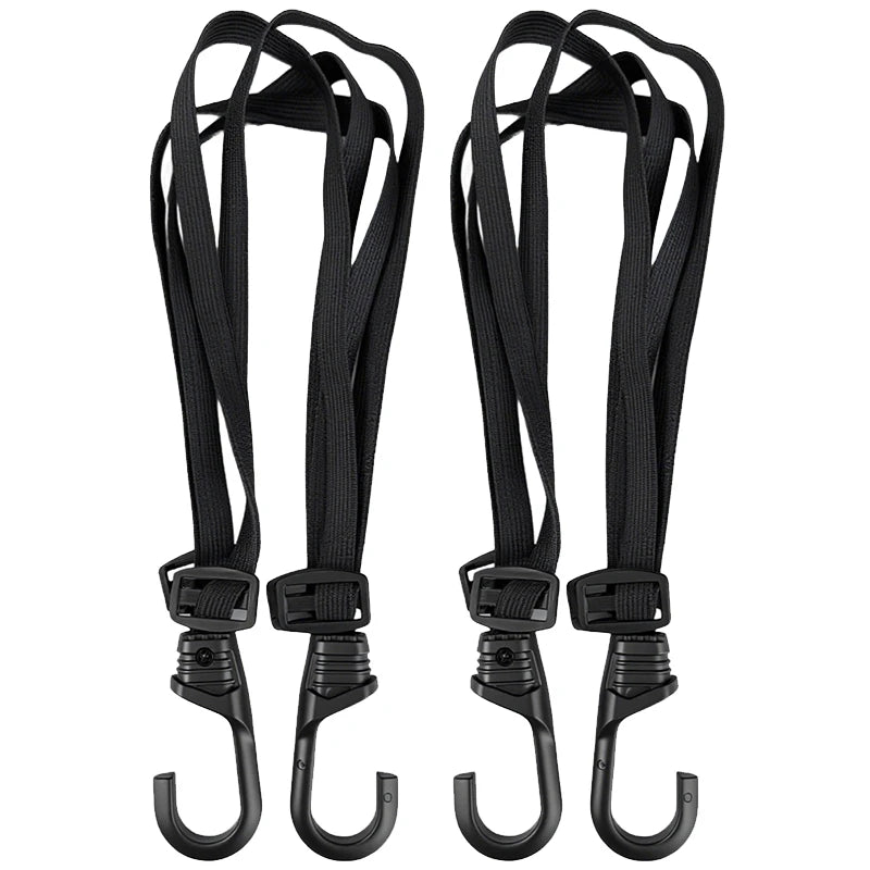 Heavy-Duty Motorcycle Luggage Strap with Elastic Helmet Net