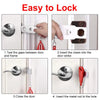Portable Door Lock with Key for Travel Security