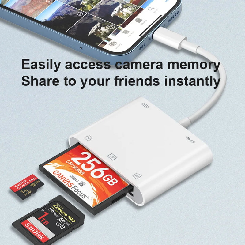 5-in-1 Lightning Card Reader & Adapter