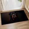 Rottweiler Non-Slip Entryway Door Mat – Durable Polyester Floor Rug for Living Room & Entry
