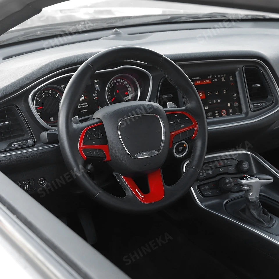 Custom Steering Wheel Cover for Dodge, Jeep, and Chrysler Models