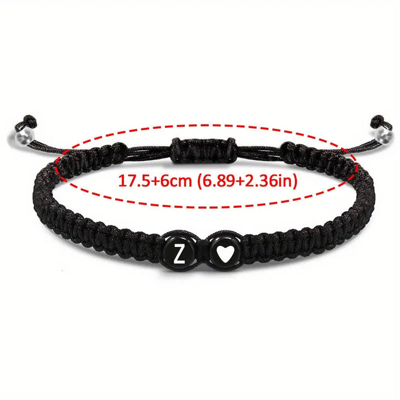 Personalized Woven Letter Bracelet