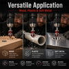 Self-Centering Countersink Drill Bit Set with Pilot Hole