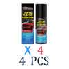 Four cans of Homonth Vinyl Plastic Coating Trim Shine spray for car interiors