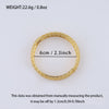 Gold Plated Hollow Bangles for Women