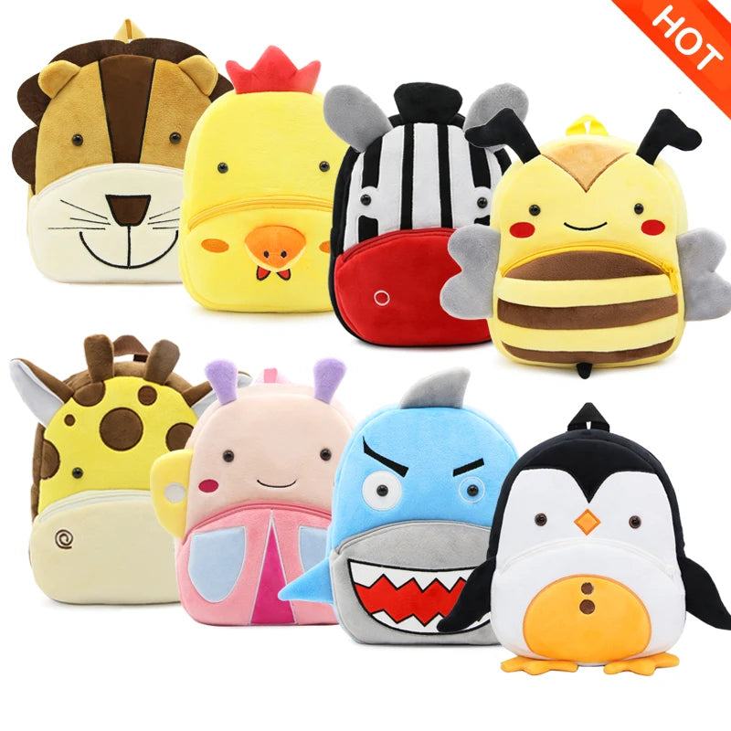 Adorable Animal Plush Backpack for Toddlers