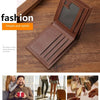 Slim RFID-Blocking Leather Bifold Wallet with Cash Clip