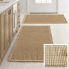 Waffle Textured Quick-Dry Bath Mat with Non-Slip Backing