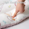 Reversible Baby Pillow with Cartoon Animal Patterns