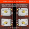 Stainless Steel Exterior Door Lock with 5 Keys