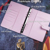 A5 PU Leather Photo & Card Organizer Binder with 4-Pocket Sleeves