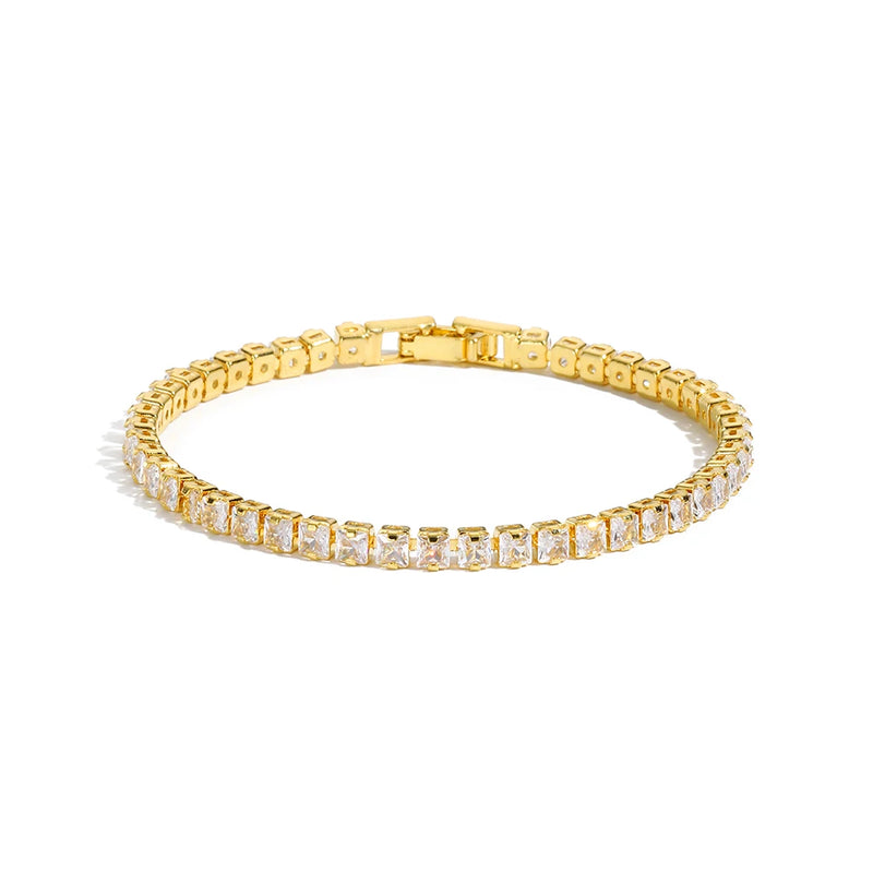 Bracelet Tennis en Zircon Cubique Délicat