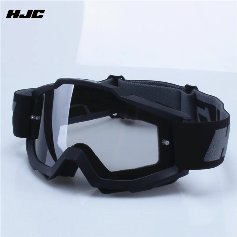 Black retro motorcycle sunglasses with night vision lenses displayed on a white background.