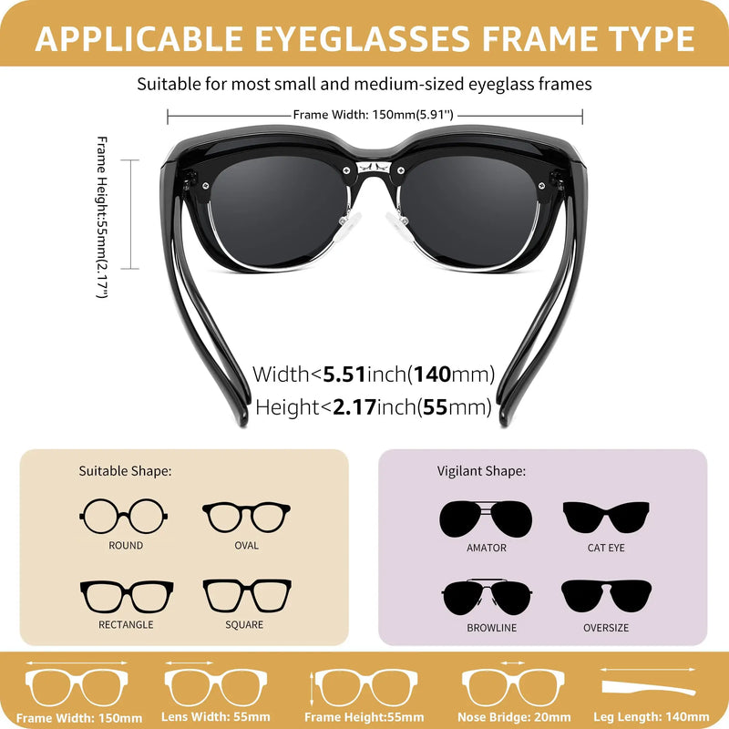 Polarized Fit-Over Sunglasses