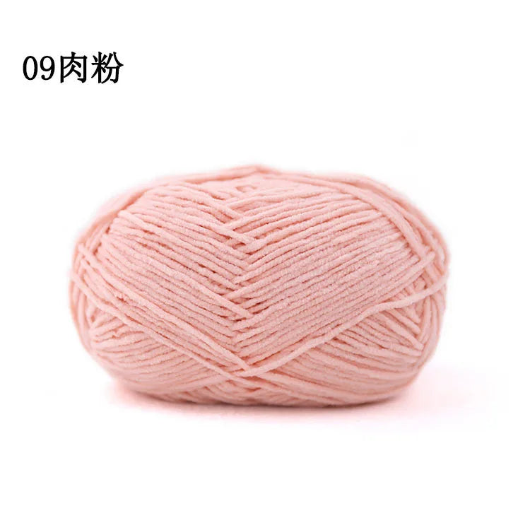 Matte Chenille Yarn for Crochet and Knitting