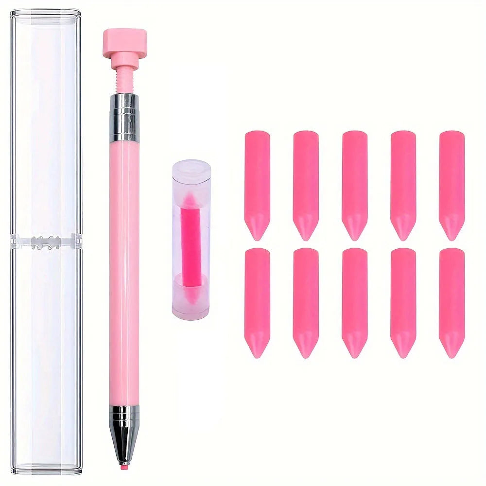Diamond Painting Pen Kit with Refillable Wax Cores