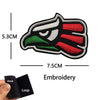 Mexico Flag Eagle 3D Embroidery Patch with Hook-and-Loop Backing