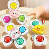 Suction Cup Spinning Bath Toys for Babies (Set of 3)