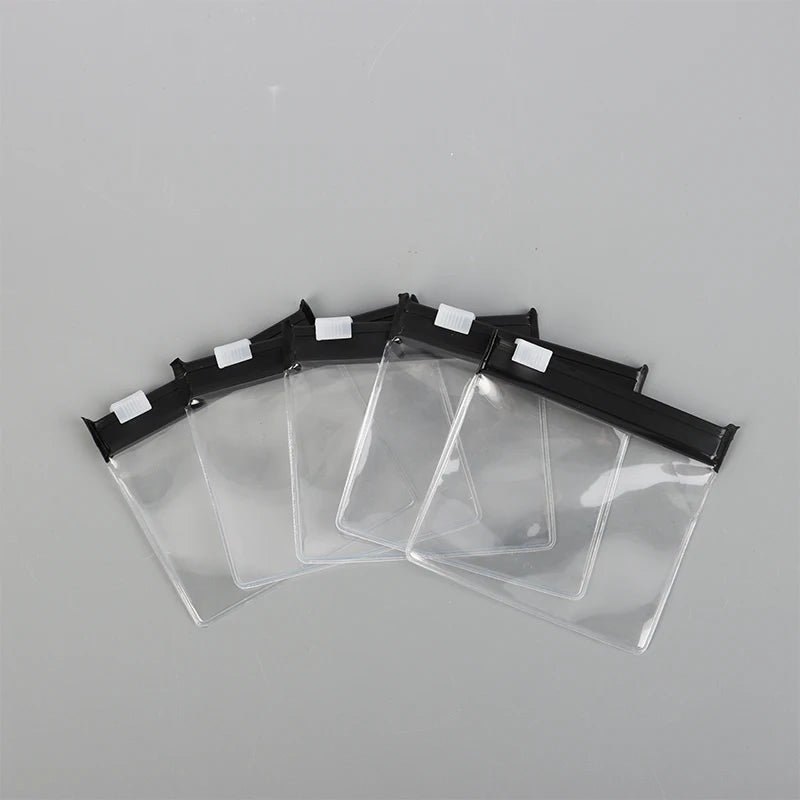 Ensemble de Pochettes Zippeuses en EVA Transparente pour Pilules