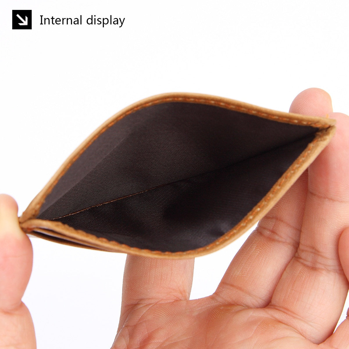 Genuine Leather Slim Card Holder Wallet