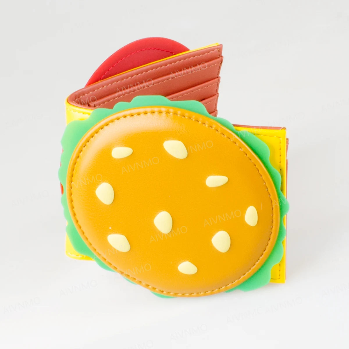 3D Burger Foldable Wallet with Card Holder