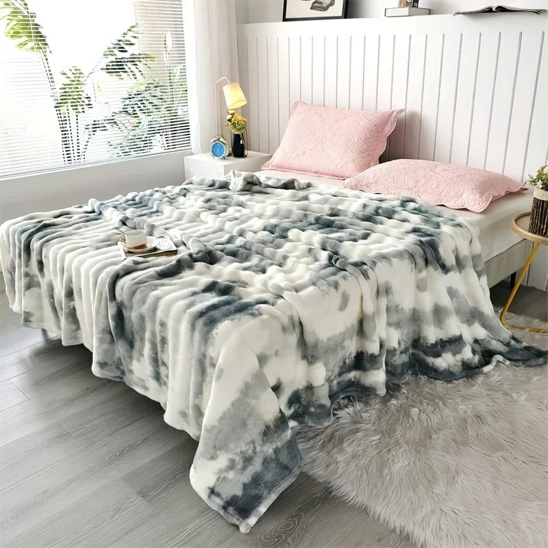 Couverture en fausse fourrure ultra-douce