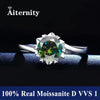 Adjustable Moissanite Ring with Tension Setting