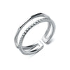 Bagues en argent sterling faits à la main pour couples