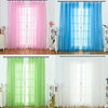 Silver Star Sheer Curtain with Hot Stamping Detail