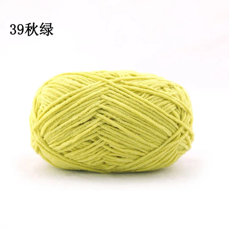 Matte Chenille Yarn for Crochet and Knitting